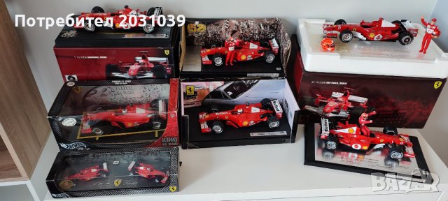 Formula 1 Ferrari Колекция - Schumacher 2001 Spa Francorchamps 52 Wins, снимка 9 - Колекции - 36658009