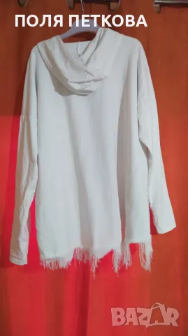 Мека ефектна зимна блузка, снимка 8 - Блузи с дълъг ръкав и пуловери - 47742542