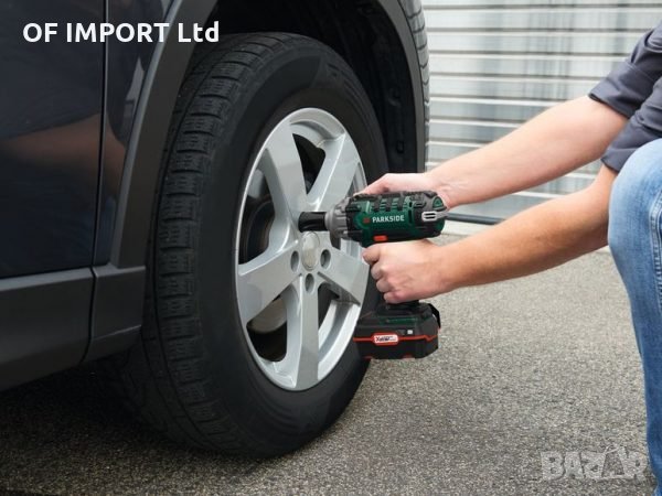 Акумулаторен Гайковерт PARKSIDE 20V Li-Ion 400Nm, снимка 3 - Други инструменти - 33091625