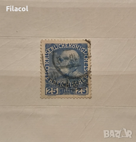 Австрия 1908 г. Император Франц Йосиф I