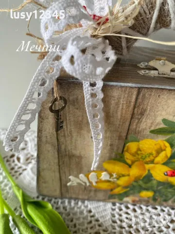 Кутия чантичка-Пролет!, снимка 4 - Декорация за дома - 50421589