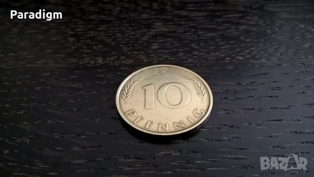 Монета - Германия - 10 пфенига | 1971г.; серия J, снимка 2 - Нумизматика и бонистика - 26404857
