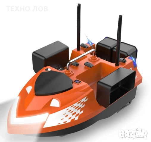 Лодка за захранка Flytec V802 подарък сак за лодка,зарядно 12v допълнителни перки, снимка 5 - Стръв и захранки - 52089403