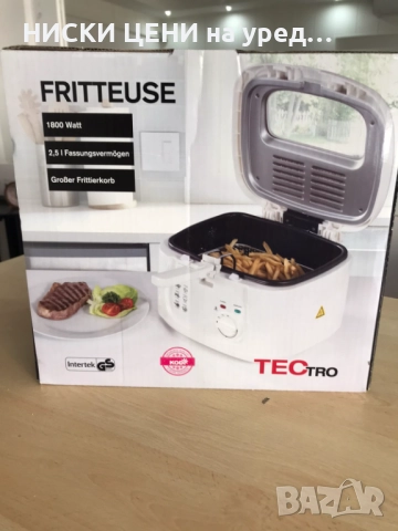 TECTRO фритюрник 2.5 L / 1800W, снимка 3 - Фритюрници - 51848387