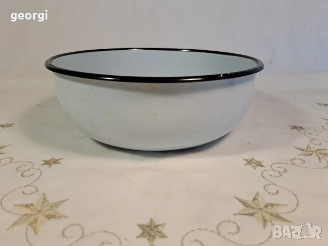 голяма емайлирана купа 26/2, снимка 2 - Форми - 50679090