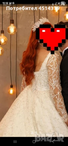 Булчинска рокля , снимка 4 - Сватбени рокли - 50813425