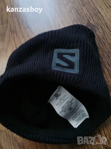 Salomon LOGO BEANIE - страхотна зимна шапка , снимка 5 - Шапки - 49226814