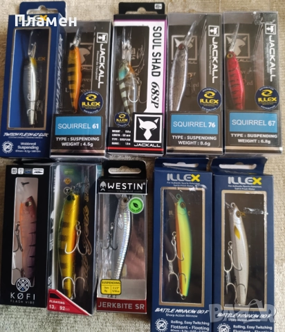 Воблер Yo-Zuri, ILLEX/Jackall , Lucky Craft, Rapala,Duel, Hart, Westin, щука сом бяла костур кефал, снимка 4 - Стръв и захранки - 52901346