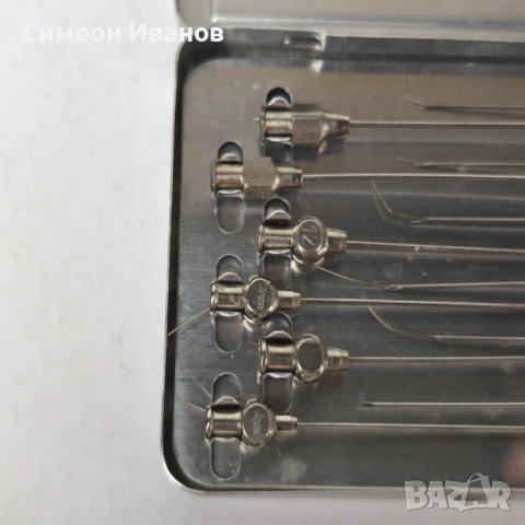 Стари игли за спринцовка Injekta Германия 12 броя #5962, снимка 4 - Други ценни предмети - 50473724