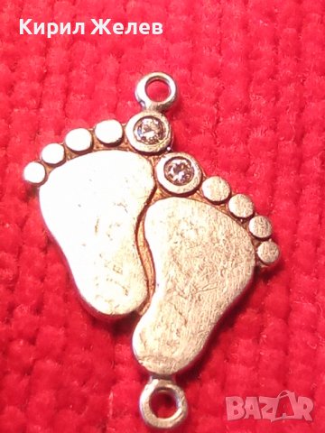 СРЕБЪРНИ КРАЧЕТА Фигурален АРТ МЕДАЛЬОН с 2 ФАСЕТИРАНИ ЦИРКОНЧЕТА ВИСОКА ПРОБА СРЕБРО 26049, снимка 9 - Колиета, медальони, синджири - 39318686