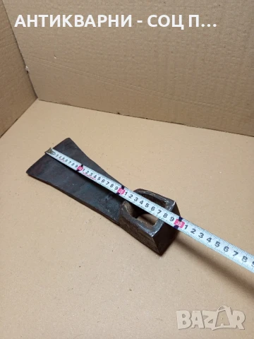 Стар Ръчно Кован Търнакоп Тегло 2кг., снимка 7 - Антикварни и старинни предмети - 51184302