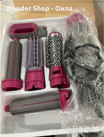 ✨ HairChic™ – многофункционален стайлър за коса с 5 приставки!  🔥, снимка 2 - Сешоари - 50468005