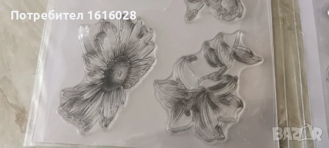Прозрачни силиконови печати на рамки и цветя., снимка 12 - Други - 50943708