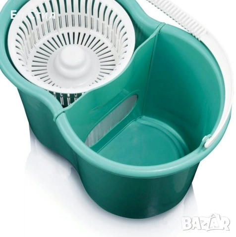 кофа за моп за бързо и лесно почистване - с двукамерна филтърна система, снимка 4 - Мопове, кофи, четки и метли - 53589958