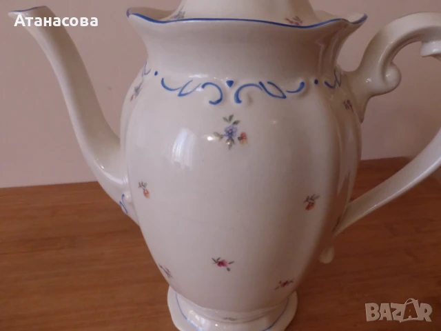 Голяма порцеланова кана за кафе чай 1960 г, снимка 6 - Аксесоари за кухня - 51001999