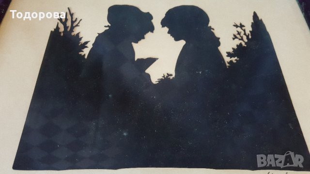 Стара авторска апликация, снимка 4 - Антикварни и старинни предмети - 32711427