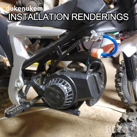 Алуминиев стартер за 47cc/49cc, 2-тактови двигатели, снимка 6 - Градински инструменти - 52694964