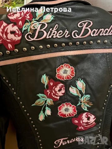 Кожено яке Guess, снимка 2 - Якета - 47825634