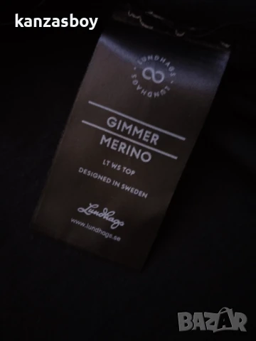 lundhags Gimmer Merino  - дамска мерино тениска КАТО НОВ С, снимка 5 - Тениски - 51339595