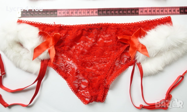 Avidlove L дамски комплект червено дантелено бельо, снимка 12 - Бельо - 52240044