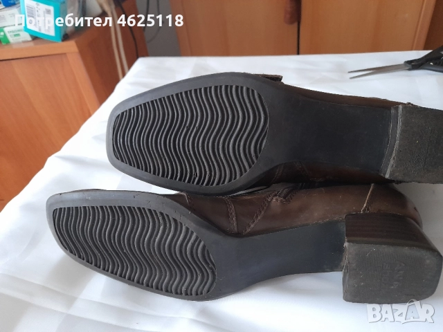 Дамски полуботуши на "TAMARIS" естествена кожа , снимка 6 - Дамски ботуши - 52081097