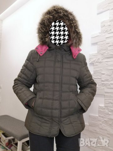 Дамско зимно яке с качулка естествена кожа, Authentic, 44 размер, XL, снимка 14 - Якета - 36211986