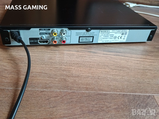 SONY HDMI DVP-SR760H DVD PLAYER , снимка 3 - DVD филми - 53293334