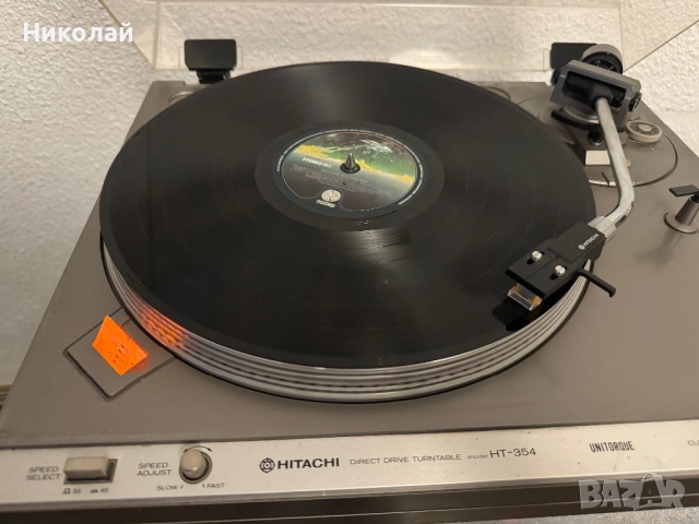 HITACHI HT-354 DIRECT DRIVE ГРАМОФОН , снимка 5 - Грамофони - 52967403