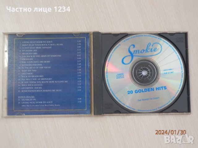 Smokie - 20 Golden Hits - 1996, снимка 3 - CD дискове - 44043309