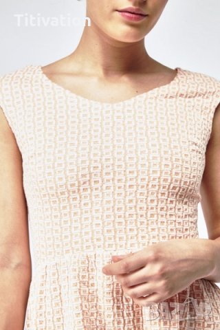 Рокля на квадрати, снимка 3 - Рокли - 28755223