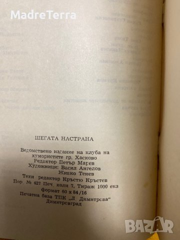 Шегата настрана , снимка 3 - Художествена литература - 43528441