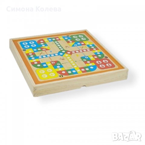 ✨Комбинирана магнитна игра, Пъзел, в дървена кутия, снимка 2 - Образователни игри - 34793538