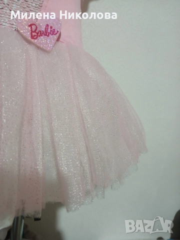 Рокля Barbie 6-7г, снимка 8 - Детски рокли и поли - 52240012