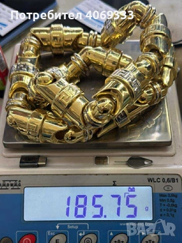 Златен ланец 185.75гр 14к 