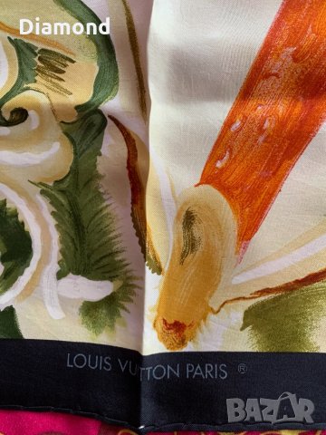 Louis Vuitton vintage scarf оригинален шал, снимка 3 - Шалове - 33119707