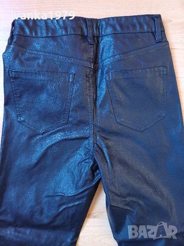 Кожен панталон H&M р.XS/34, снимка 2 - Панталони - 43582170