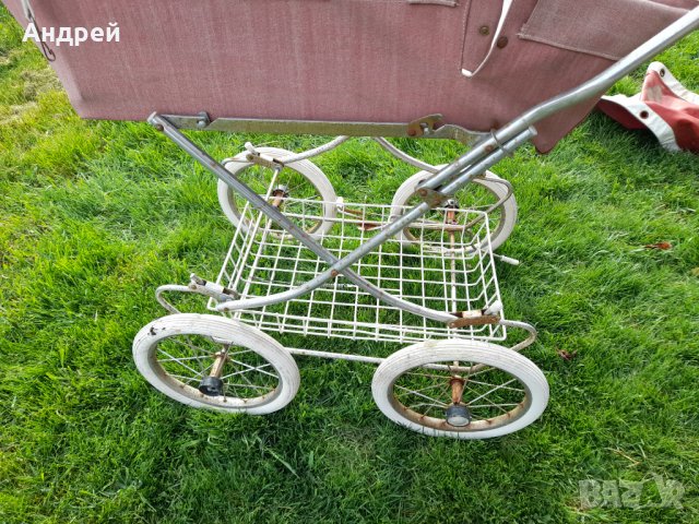 Стара бебешка,детска количка, снимка 7 - Антикварни и старинни предмети - 36630137