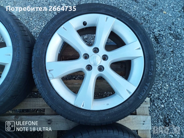 Лети джанти с гуми Subaru 5/100/17, снимка 13 - Гуми и джанти - 52286161