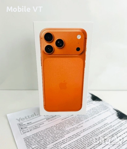 НОВ! iPhone 17 Pro Max 256GB Cosmic Orange ГАРАНЦИЯ 36 Месеца!, снимка 3 - Apple iPhone - 53390622