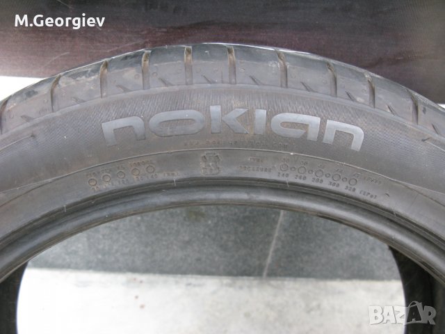 2бр.Nokian ZLINE 245/45/19 DOT 10/18-6,2 mm, снимка 4 - Гуми и джанти - 27347319