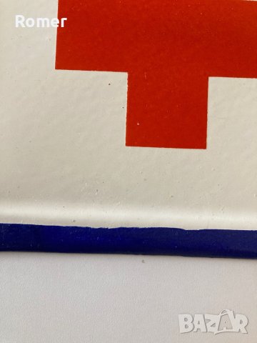 Стара емайлирана табела, снимка 5 - Антикварни и старинни предмети - 33579084