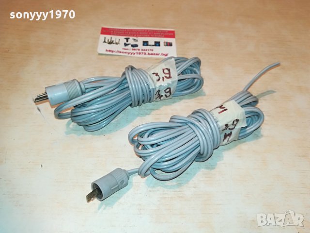 GRUNDIG GERMANY 2х3.9м кабели за колони 0604212046, снимка 3 - Тонколони - 32452071