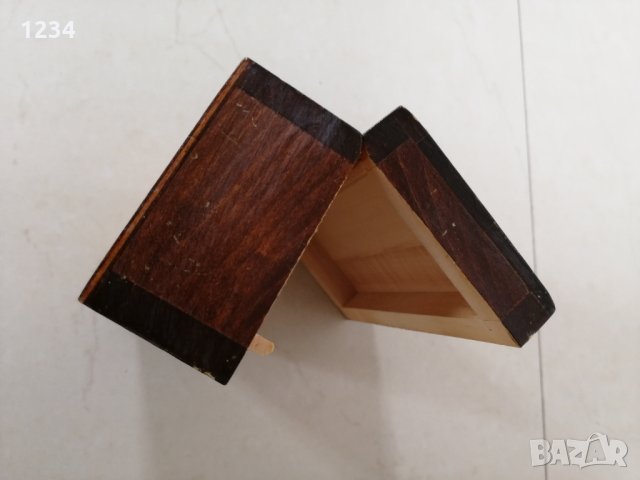 Дървена кутия 16 х 7.5 h 6 см, снимка 4 - Други стоки за дома - 32536415