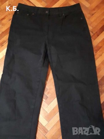 Дамски черни дънки р-р L/XL, снимка 1 - Дънки - 35014180