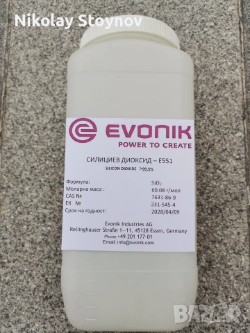Силициев диоксид хранителен клас