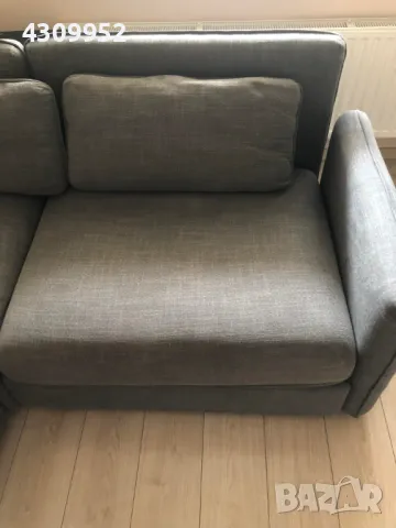 Разтегателен 3-местен диван с лежанка и ракла за съхранение, снимка 7 - Дивани и мека мебел - 50317568