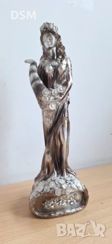 Фортуна Богиня Статуетка Фигура 37см, снимка 6 - Статуетки - 42106666