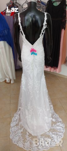 булченска сватбена рокля русалка, снимка 1 - Сватбени рокли - 32668725