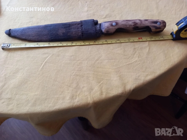 Стар овчарски нож, снимка 2 - Антикварни и старинни предмети - 51444103