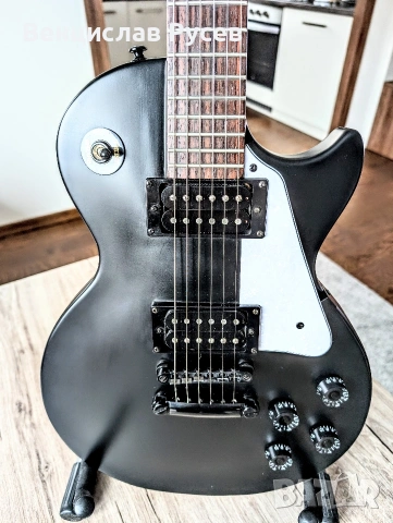 Epiphone Goth Les Paul Studio, 2002, Korea, снимка 3 - Китари - 53315170